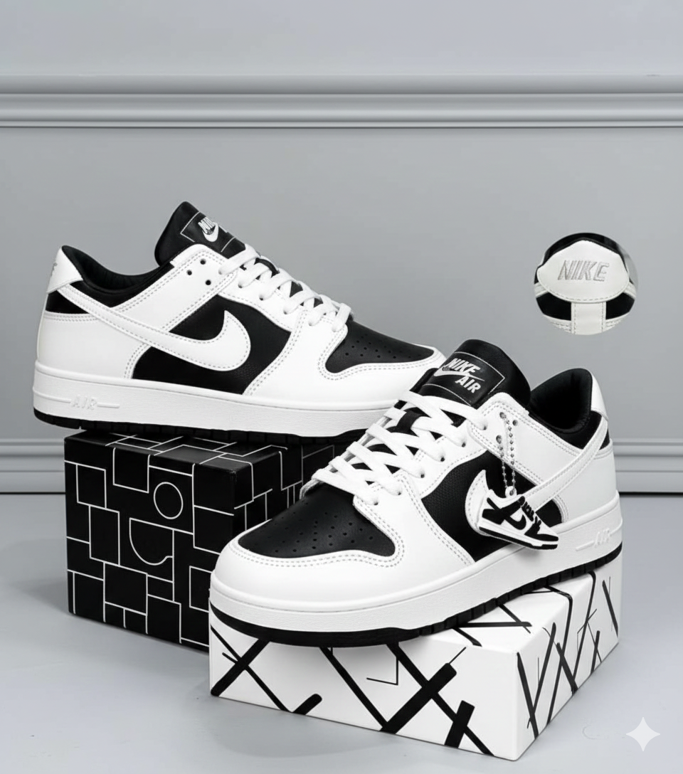 Nike Dunk low retro reverse black and white